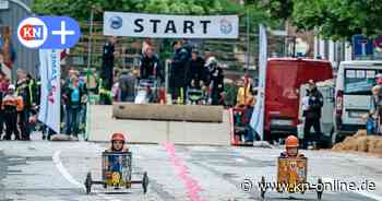 Kieler Woche: Seifenkistenrennen  aus Sicherheit wegen Wetter abgesagt