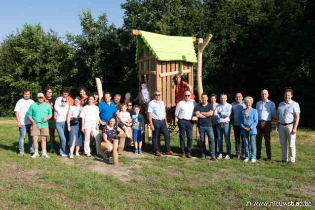 Nieuw stukje speelbos in gebruik genomen