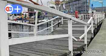Zu viele Menschen: Steg im alten Olympiahafen Kiel brach ein