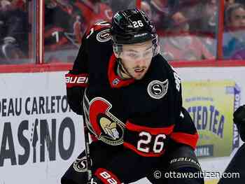 Erik Brannstrom won’t be back with Senators