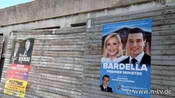 Niederlage für Macron: Parlamentswahl in Frankreich: Rechtsnationale bei erster Runde vorne