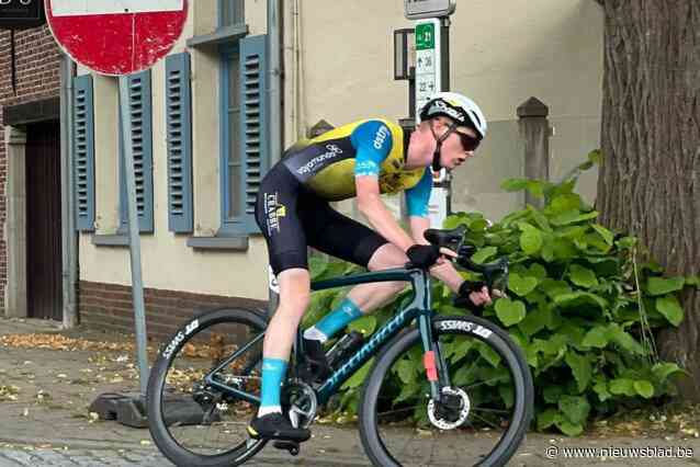 Kiany De Paepe klopt Belgisch kampioen Matijs Van Strijthem, streekrenner Lenn De Roovere knap vierde: “Een mooi resultaat na vier weken inactiviteit”
