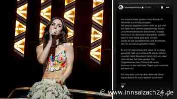 „Medizinischer Notfall“: Lena Meyer-Landrut muss gleich zwei Konzerte absagen