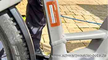 Aktion in Nagold: Codieren macht Raddieben das Leben schwer