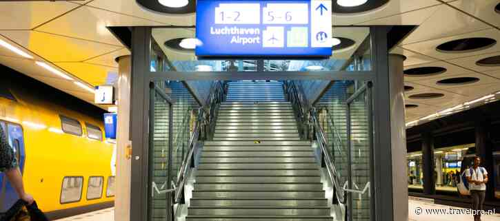 Nieuwe trappen, roltrappen en liften op station Schiphol Airport