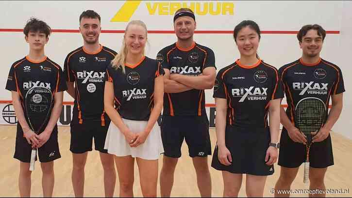 Almere - Squash Almere sleept voor derde keer op rij nationale titel binnen