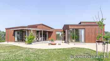 Duurzame gezinswoning gericht op het landschap