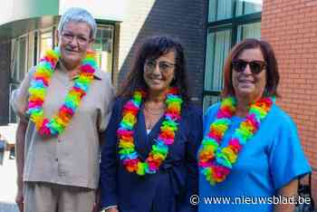 Campus Glorieux Kleuter wuift drie medewerkers uit