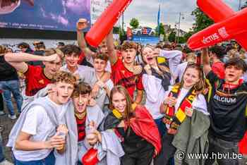 LIVE. Limburgse pleinen en markten volgelopen voor kraker tussen Rode Duivels en Les Bleus