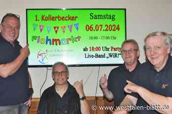 Erster Flohmarkt mit Dorffest in Kollerbeck