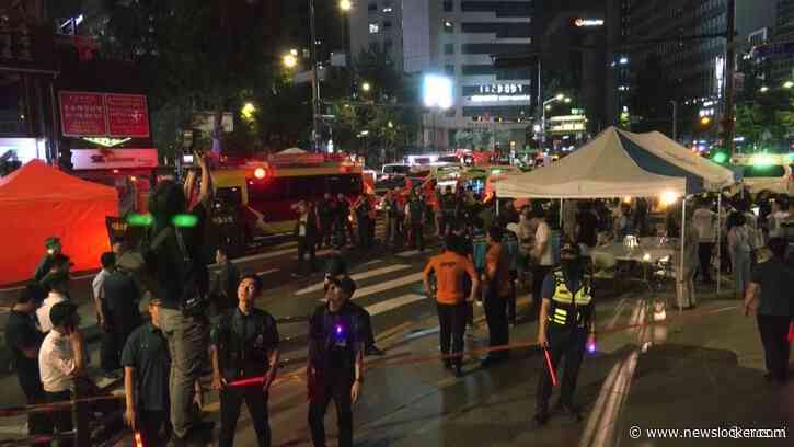 Auto rijdt in op voetgangers centrum Seoul, negen doden