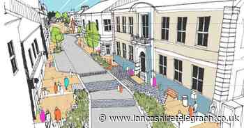 Images of how Haslingden town centre could look with Big Lamp platform