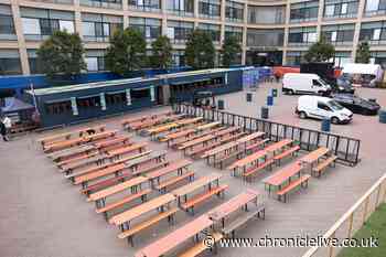 Viral video of England fan 'taking a substance' at Newcastle fanzone prompts police investigation