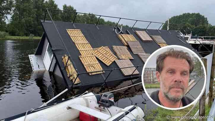 Nieuwe woonboot zinkt: 'Je bent binnen vijf minuten alles kwijt'