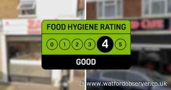 New food hygiene ratings released for Watford cafes