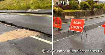 When Burnley road is expected to reopen after burst pipe
