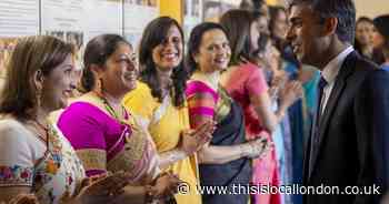Sunak visit to Neasden Shri Swaminarayan Hindu temple