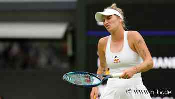 Erstmals seit Steffi Graf: Titelverteidigerin scheitert in Wimbledon in der ersten Runde