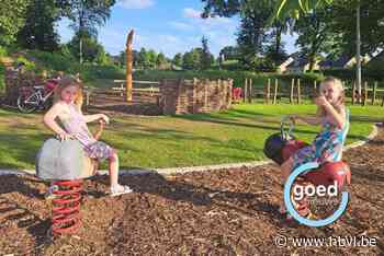 Groen plein aangelegd aan jeugdhuis De Stip in Ham