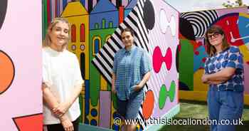 Brent Cross Town unveils Claremont Park The Maze mural art