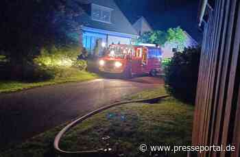 FW-ROW: Feuer in Garage