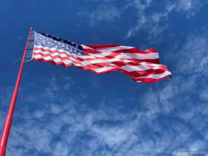 Glenbrook Dodge raises new American flag just before the 4th of July