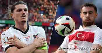 Laatste achtste finale tussen Oostenrijk en Turkije, winnaar in kwartfinale tegen Oranje