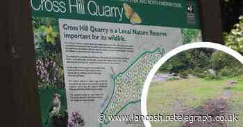 Damage at Cross Hill Quarry to make way for bike jumps