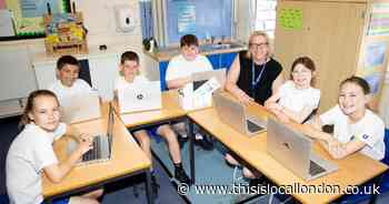 TfL Devices for Schools donate to Clockhouse Primary in Collier Row
