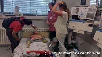 Bildungszentrum Wildberg: Schulsanitäter besuchen BG Klinik Tübingen