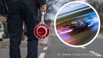 Mit knapp 200 km/h und Mietwagen: Raser rauscht der Polizei ins Netz
