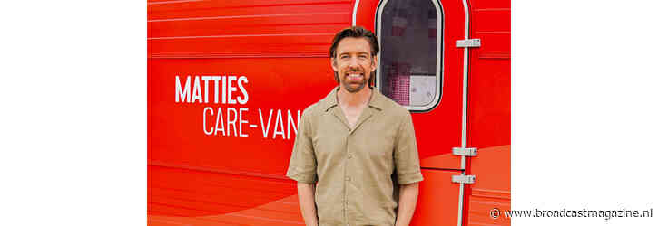 Mattie Valk zorgt met Matties Care-van voor ontspanning van TeamNL-ers