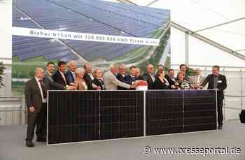 Grüner Strom aus Sachsen: Europas größter Solarpark wurde eröffnet