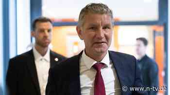 Für Freispruch nach NS-Parole: Höcke zieht nach Verurteilung vor den BGH