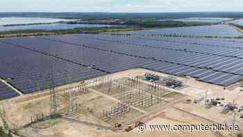 Größter Solarpark Deutschlands bei Leipzig in Betrieb