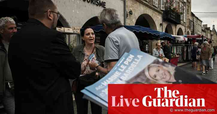 Over 200 candidates withdraw before second round of voting – France election as it happened