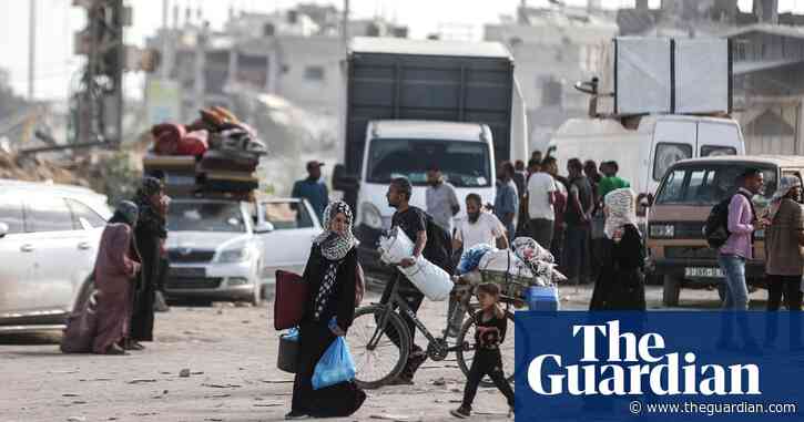 Palestinians flee Khan Younis as eight reported dead after Israeli strikes