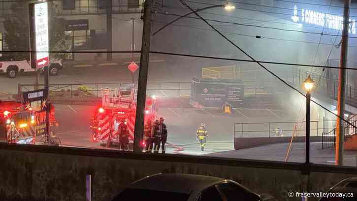 Early morning fire damages Abbotsford furniture and appliance business