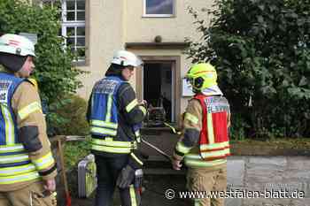 Feuer in Dachgeschosswohnung der Grundschule Wewelsburg