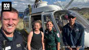 Hiker with only half a cup of water rescued from remote track where man was found dead a month ago