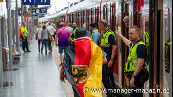 Fußball-EM: „Wir sind in der Tat nicht ganz auf Höhe gewesen", gesteht die Bahn ein
