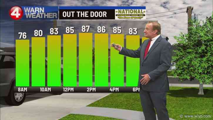 Rain free for most today, that changes Friday night