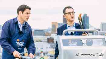 Cem Özdemir beim „Politikergrillen mit Jan Philipp Burgard“