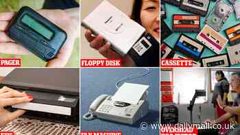 As Japan kills off the floppy disk, MailOnline reveals the retro (but beloved!) tech devices that baffle the kids of today