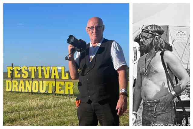 Luk (70) miste amper een festival, nam er duizenden foto’s en is nu zelf te zien in Dranouter: “Onze manier om merci te zeggen voor z’n jarenlange inzet”