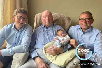 Kleine Casper zorgt voor viergeslacht bij de familie Thijsen in Kortessem