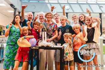 Echte champagne op laatste werkdag van Martine Champagne bij PXL