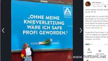 Außenwerbung für die Gen Z: Mit diesem Fußball-Meme landet Aldi einen OOH-Treffer