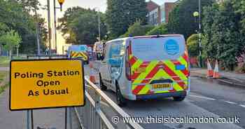 Burst pipe closes Red Hill road in Chislehurst