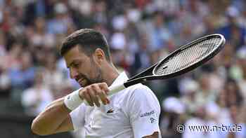 Zwei Deutsche müssen abreisen: Djokovic übersteht mit Mühe zweite Runde in Wimbledon